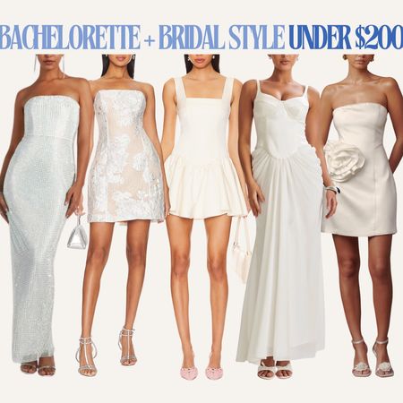 Bachelorette & Bridal style for summer brides!! Under $200 😍✨💎 

#brided #bachelorette #whitedress 

#LTKwedding