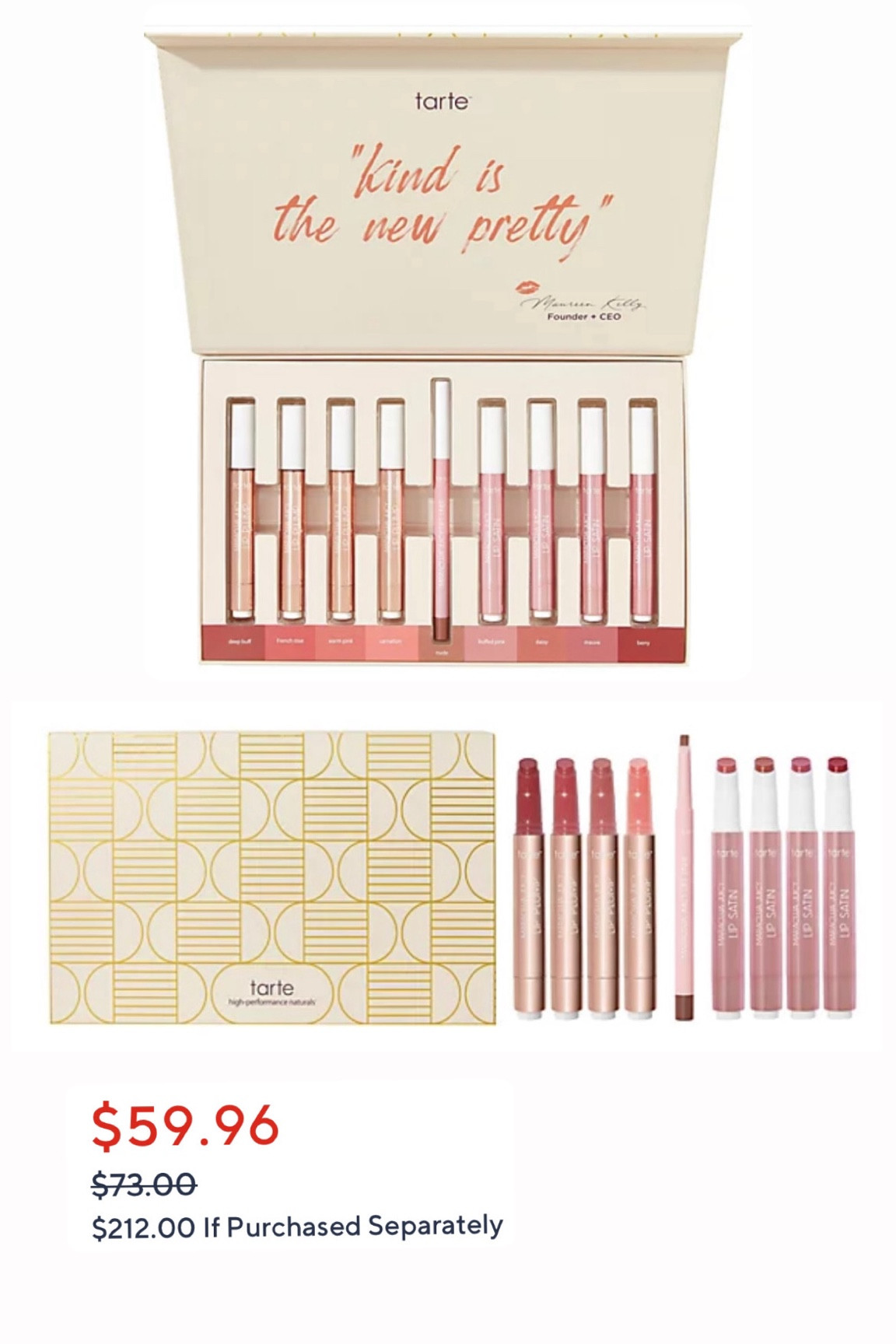 tarte 9 piece Maracija Juicy Lip Vault with Gift Box 🎁 
This set is an amazing deal on today’s special value. I love a good lip set and these are products I own and love 

#LTKbeauty #LTKsalealert #LTKGiftGuide