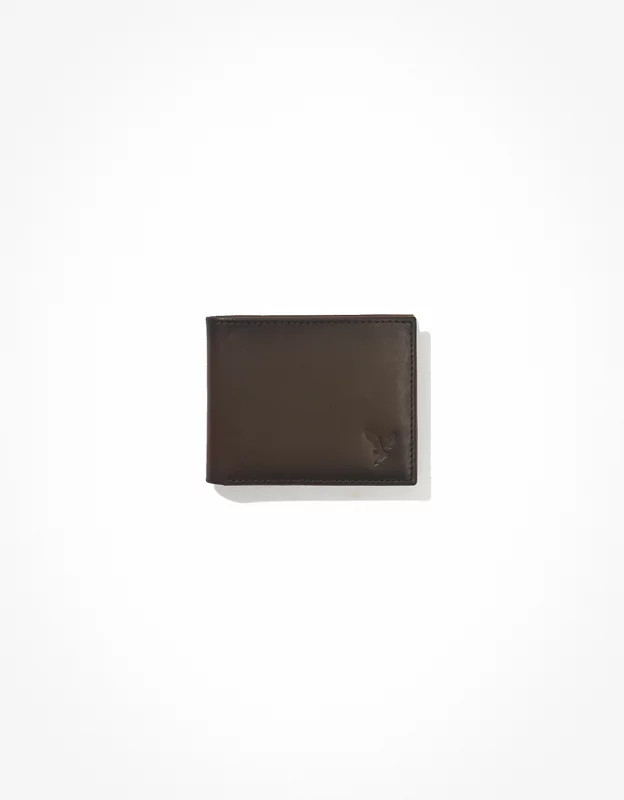 AEO Leather Bifold Wallet | American Eagle Outfitters (US & CA)