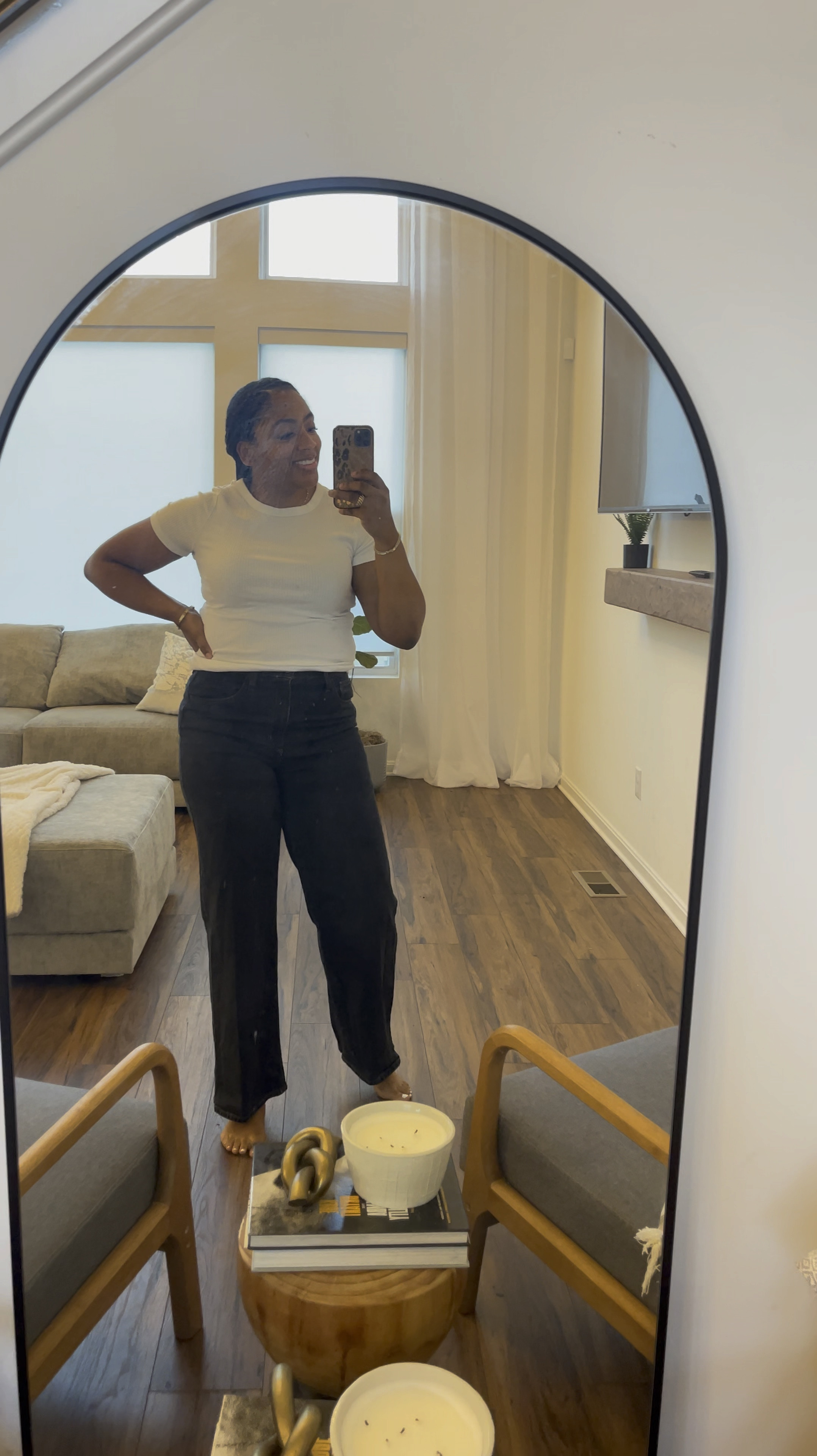 $36 target jeans ! So good and feel like an Abercrombie look for less! Linked here. 

#LTKWorkwear #LTKStyleTip #LTKMidsize