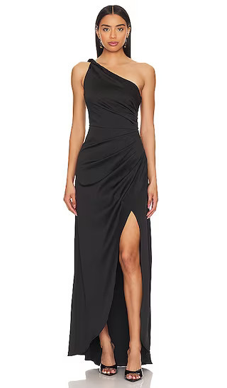 ELLIATT Biarritz Gown in Black - Black. Size XL | Revolve Clothing (Global)