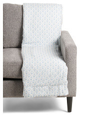 Diomede Stamp Gauze Throw | Marshalls