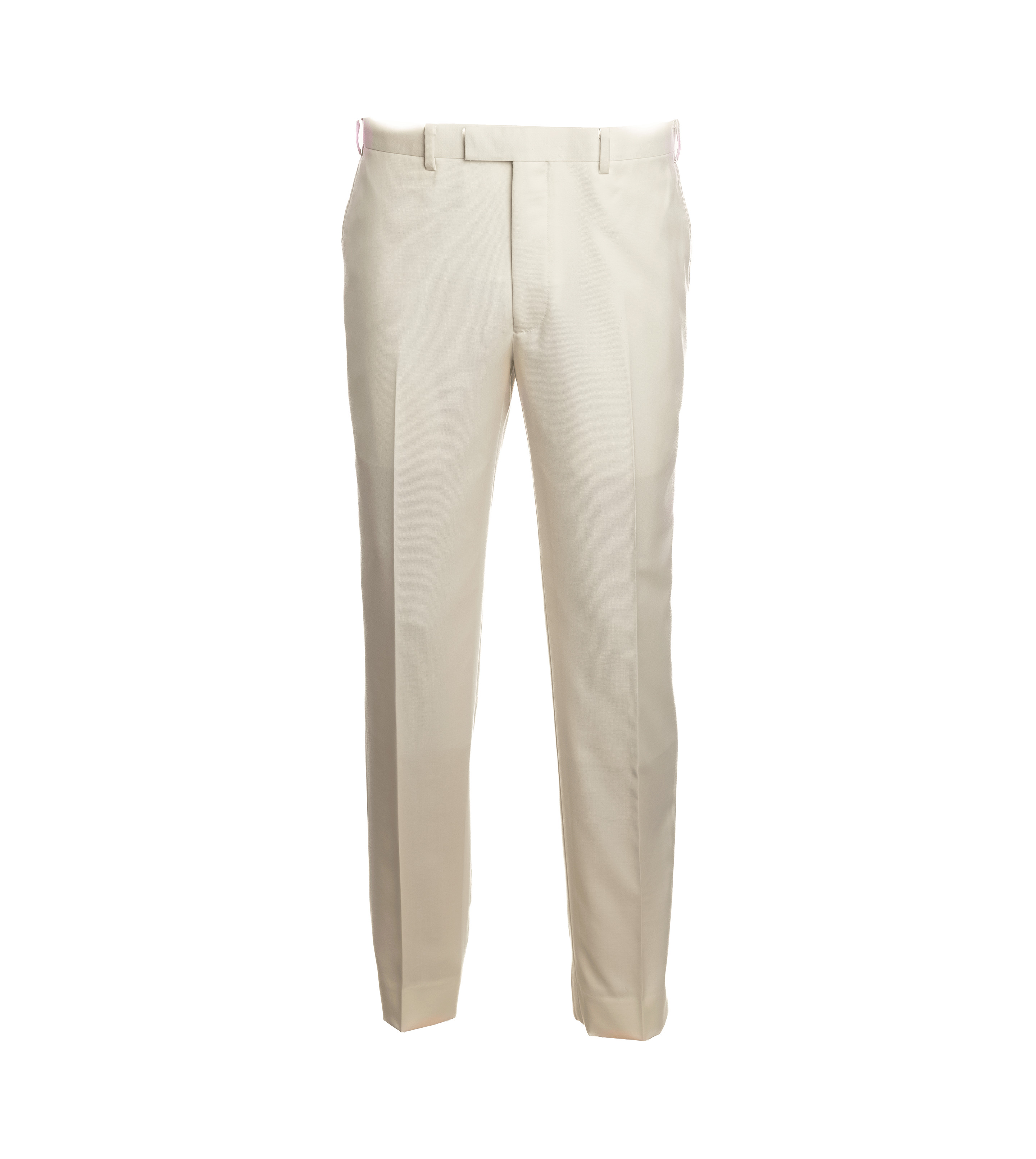 Ivory Twill Suit Pants | He Spoke Style