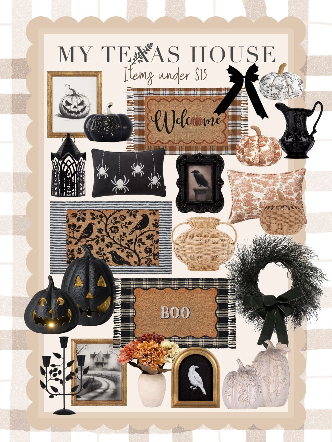 Look at all of these amazing Fall and Halloween Products from our collection that are under $15! Shop now before they are all gone!  

 #LTKSeasonal #LTKHome