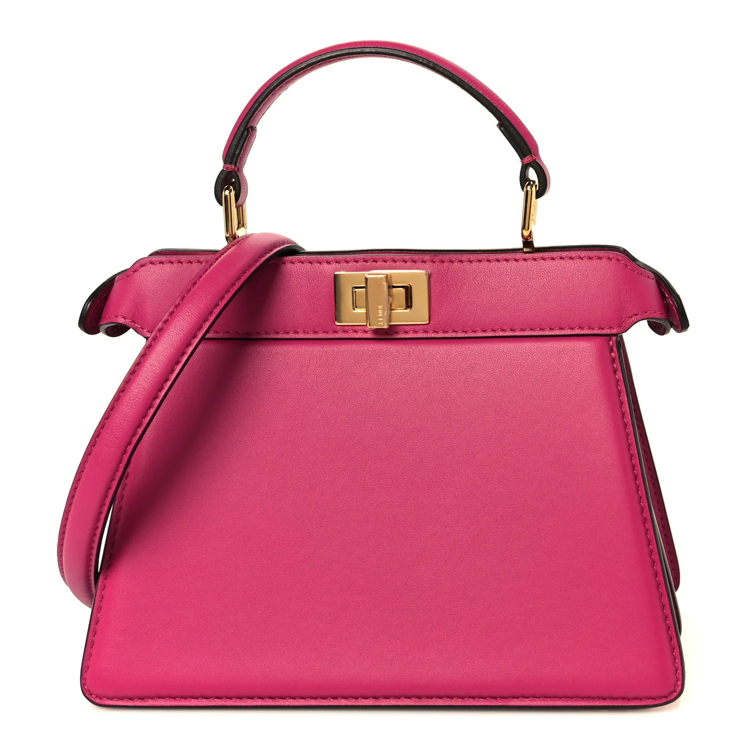 Shiny Nappa Petite Peekaboo I SEE U Satchel Ciclamino Pilar | FASHIONPHILE (US)