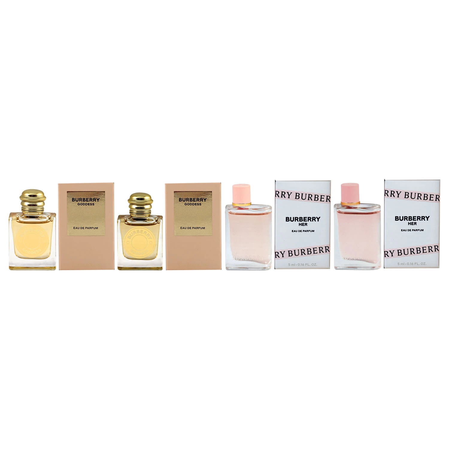 Burberry Exclusive Travel Miniature Eau De Parfum 4- Piece Set | Sam's Club