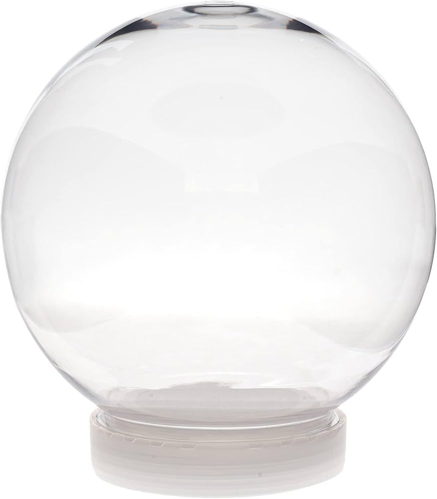Amazon.com: Creative Hobbies 5 Inch (130mm) DIY Snow Globe Water Globe - Clear Plastic with Screw... | Amazon (US)