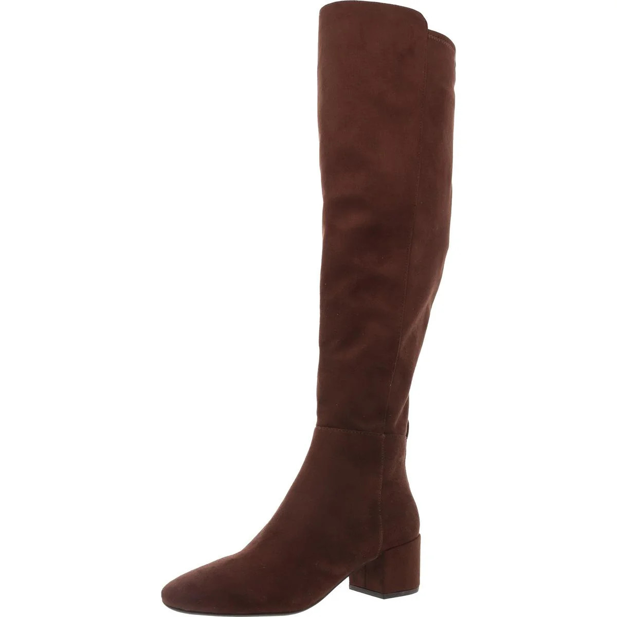 Womens Block Heel Faux Suede Knee-High Boots | Shop Simon