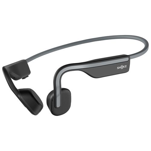 Shokz OpenMove Bone Conduction Bluetooth Headphones - Grey | Best Buy Canada