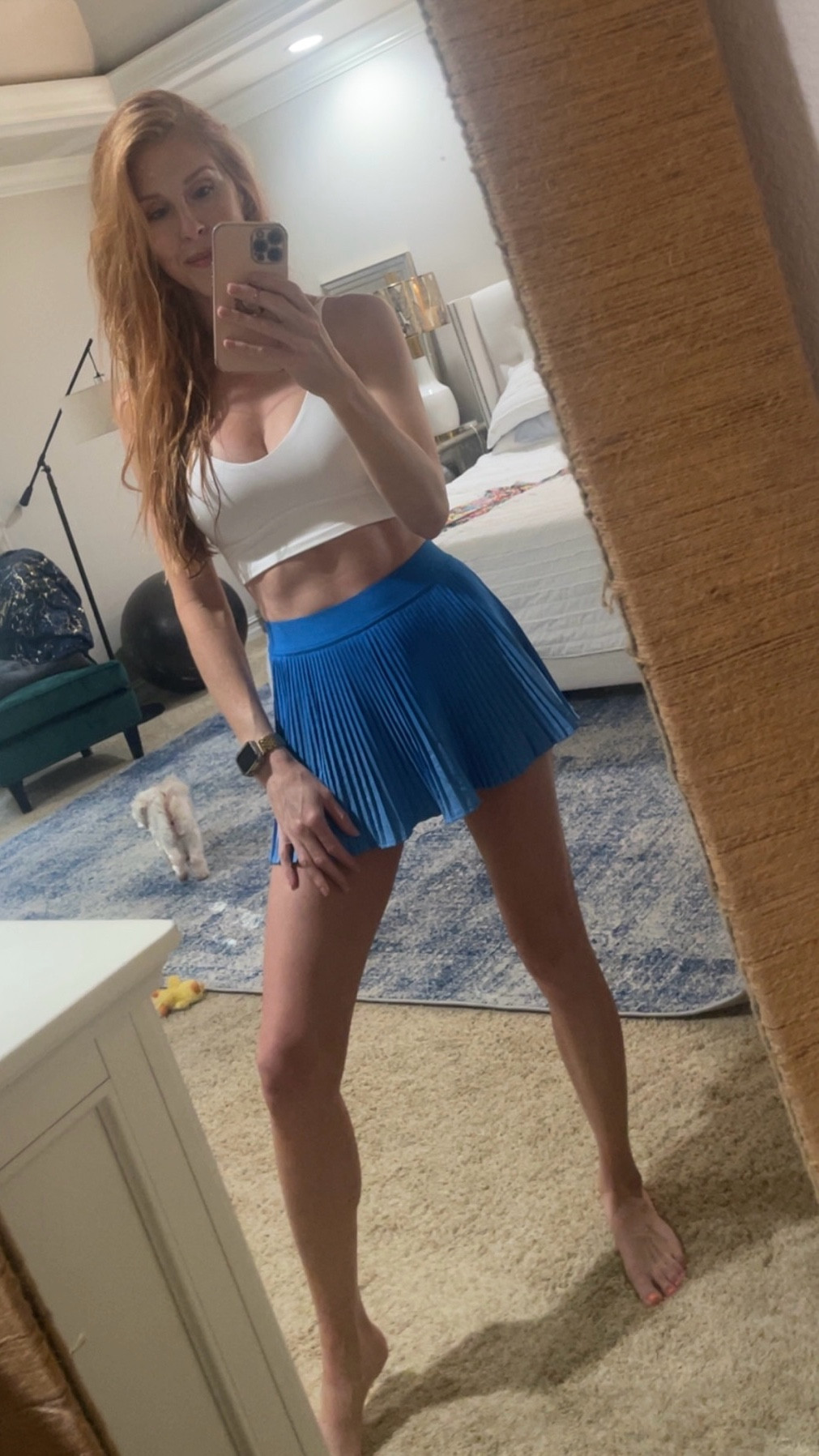 Loving Lululemon’s new spring collection.  They have some fun new colors!  I’m a sucker for a cute athletic skirt. The fit of this sports bra is 👌🏼￼

#LTKTall #LTKActive #LTKootd