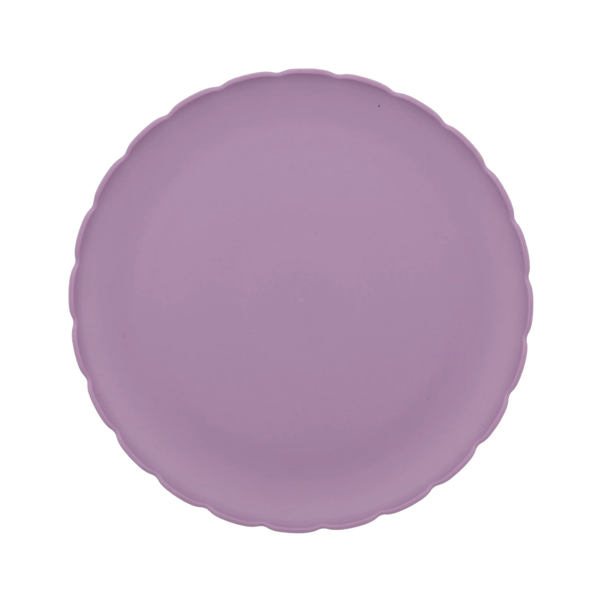 Mainstays 10.5 inch Round Plastic Plate, Purple | Walmart (US)