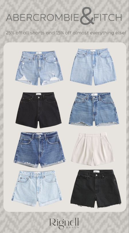Abercrombie #shorts #sale happening today! 25% off all shorts (women's, men's and kids!) and 15% off almost #everything else! Links below but check out their site for some great deals! #abercrombiesale #shortsdeal #ad #summerfashion #

#LTKStyleTip #LTKSeasonal #LTKSaleAlert