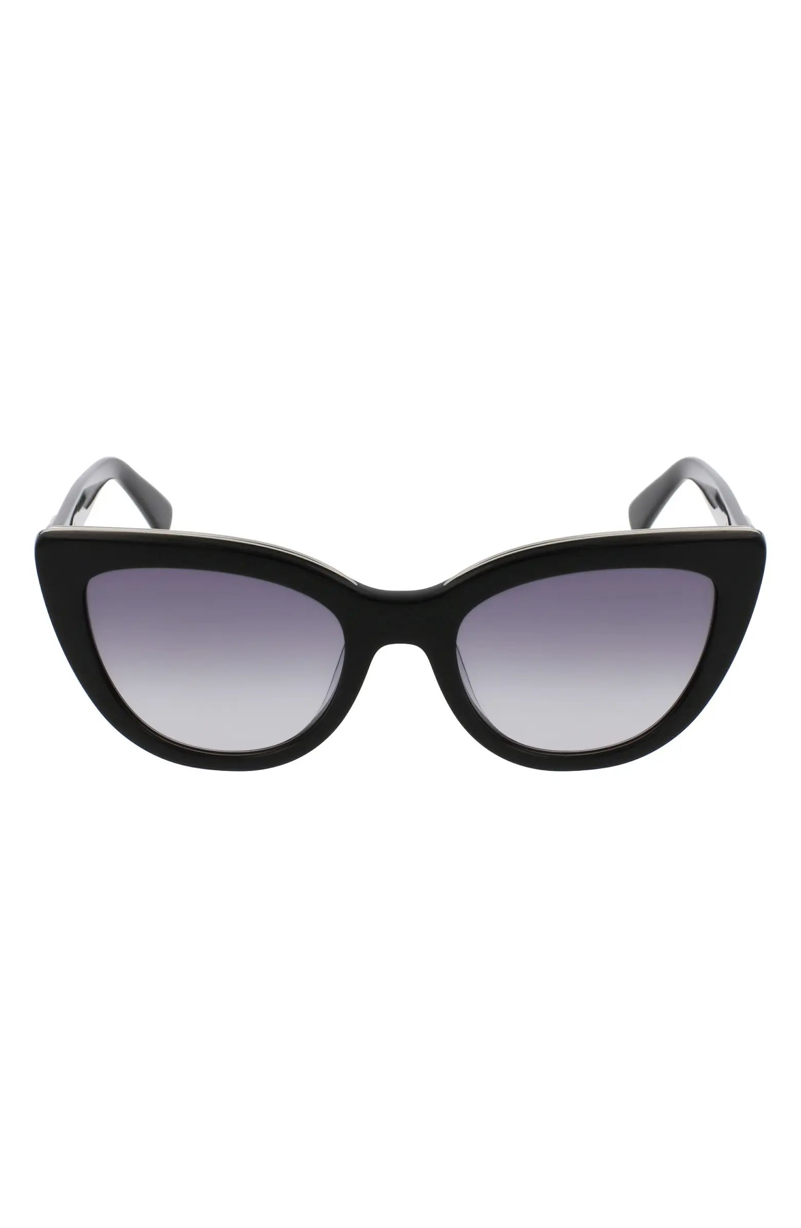 Longchamp Roseau 51mm Gradient Cat Eye Sunglasses | Nordstrom | Nordstrom