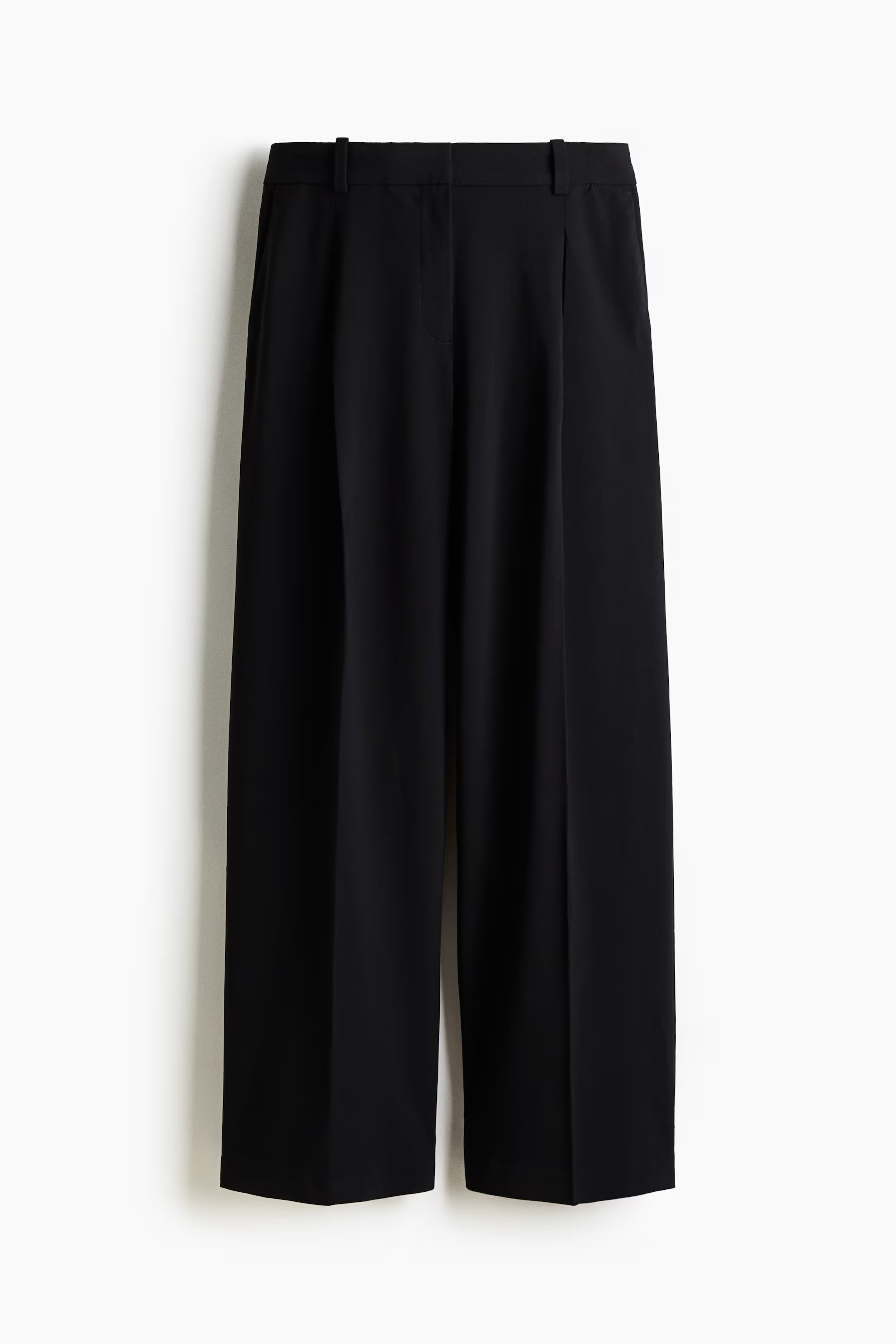 Wide-Leg Dress Pants - Dark brown - Ladies | H&M US | H&M (US + CA)