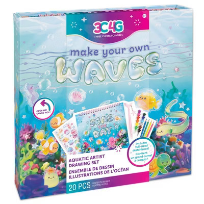 make it real Seas The Day artist drawing set