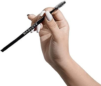 Duo Eyebrow Brush by Madluvv - Angled Eye Brow Brush and Spoolie Brush Professional Eye Brow Brushes | Amazon (US)