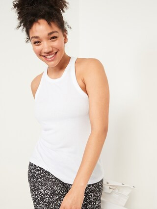 UltraLite Racerback Rib-Knit Performance Tank for Women | Old Navy (US)