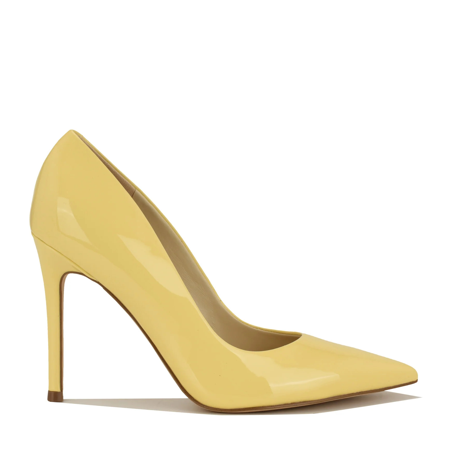 Yellow Patent Leather Stiletto High Heels | Nine West (US)
