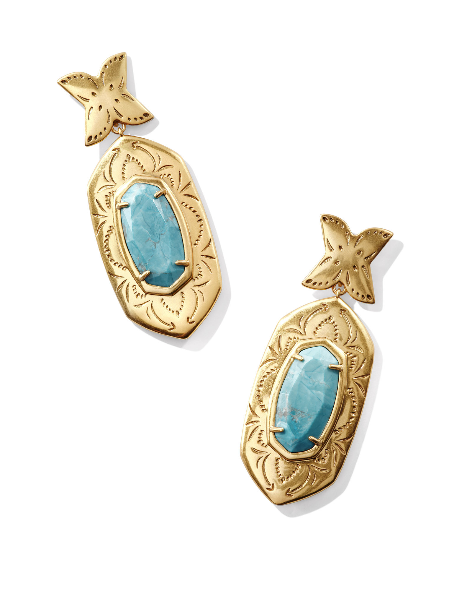 Variegated Dark Teal Magnesite | Kendra Scott