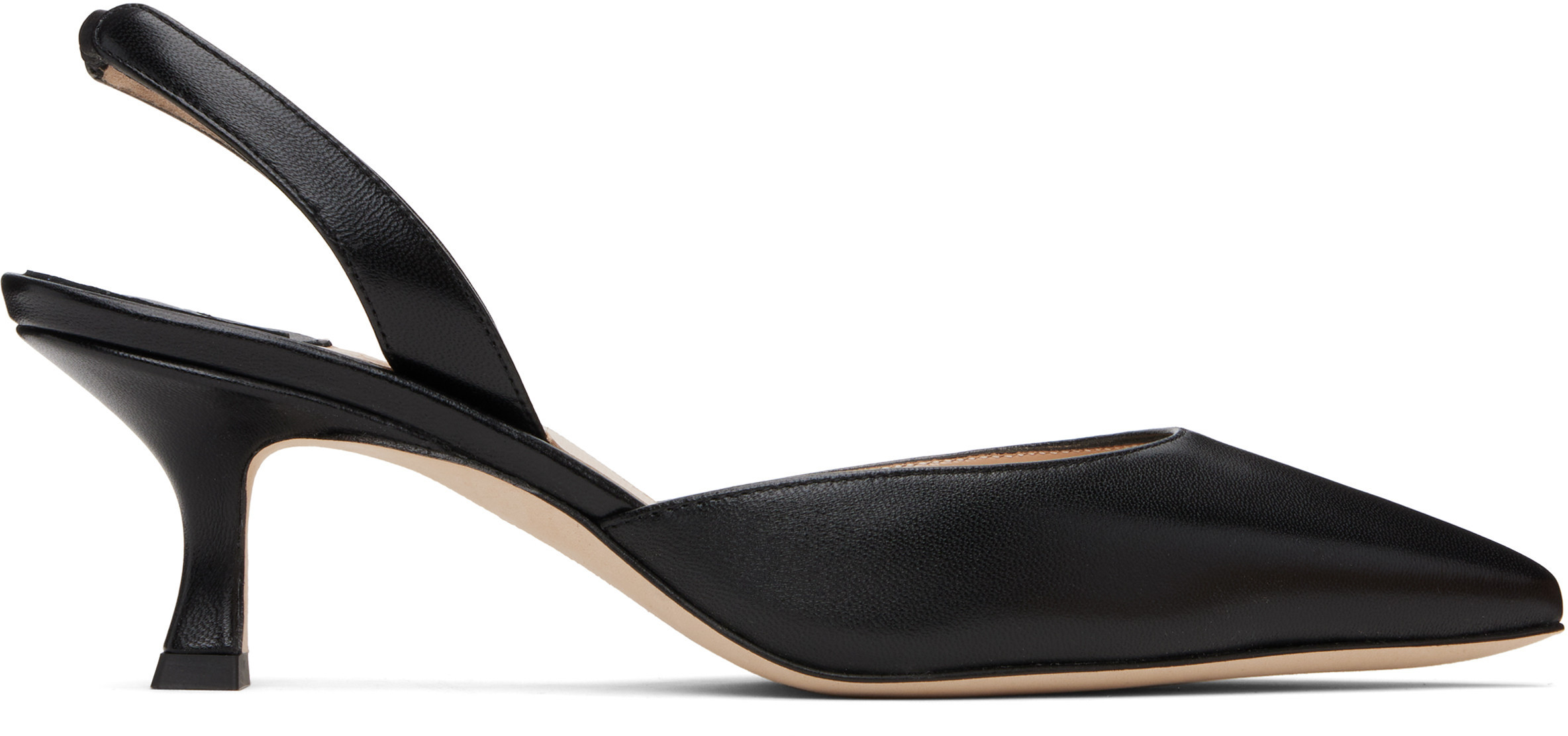 Manolo Blahnik Black Carolyne Heeled Sandals | SSENSE