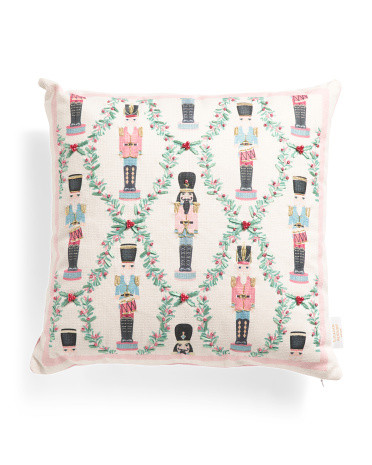 18x18 Derrington Nutcrackers Pillow | TJ Maxx