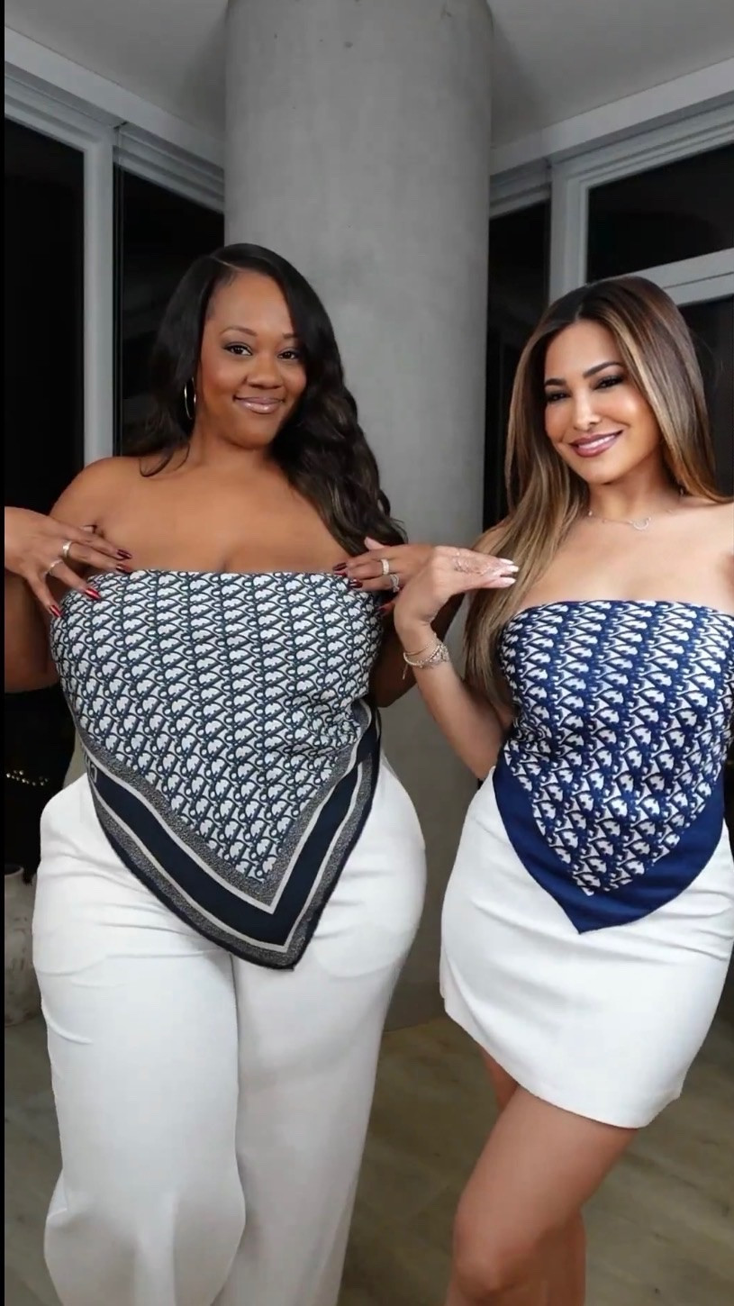 Stop wearing your scarves the same old way! #scarfhack #scarftop #summerstyle #LinaNoory #Caifornia

#LTKdayinmylife #LTKgrwm #LTKootd