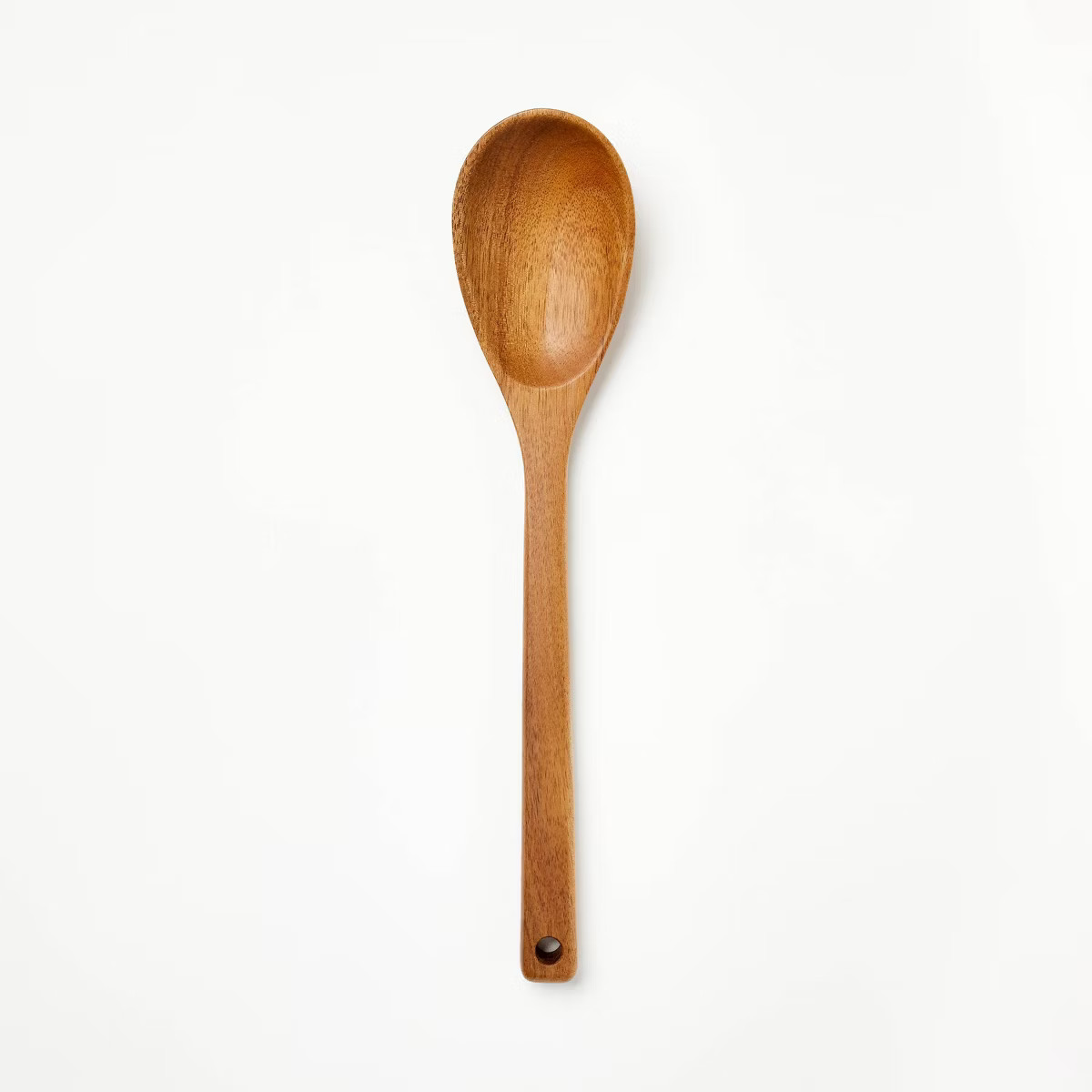 Acacia Wood Solid Spoon Brown - Figmint™: Hand Wash, 12.99" Length, 7.52" Handle, 2.7" Width, B... | Target