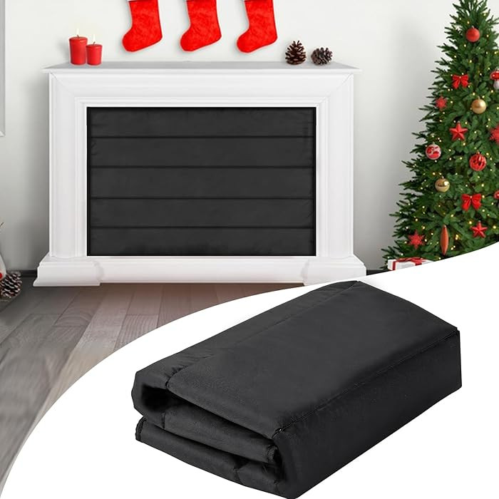 Magnetic Fireplace Blanket for Heat Loss Indoor Fireplace Covers Keep Drafts Out Stops Heat Loss ... | Amazon (US)