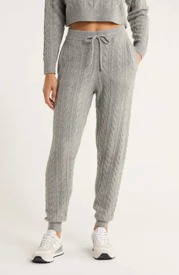 Cable Knit Joggers | Nordstrom