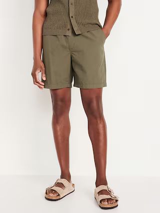 Seersucker Jogger Shorts -- 7-inch inseam | Old Navy (US)