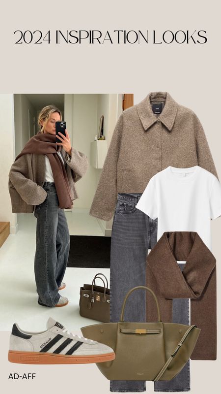 2024 inspo look 🤎
Taupe bomber jacket, adidas Spezials, winter outfit, cosy chic 

#LTKworkwear #LTKstyletip #LTKSeasonal