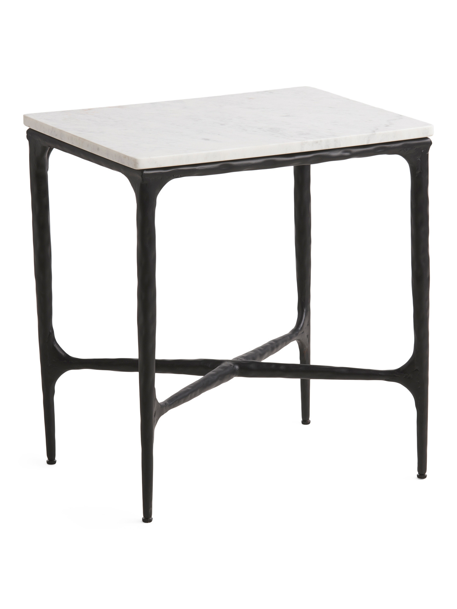 Marble Top Iron Stand Side Table | Global Home | Marshalls | Marshalls