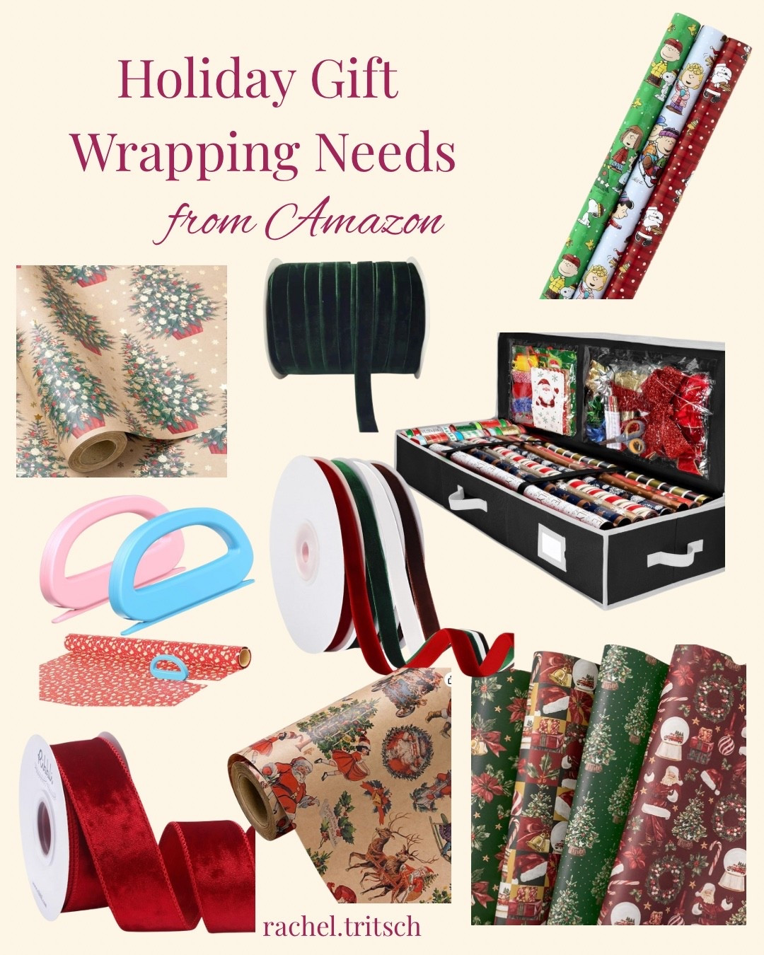 Beautiful, classic holiday gift wrapping must haves! The unwrapping experience is just as important as the gift.

#LTKHome #LTKHoliday #LTKGiftGuide