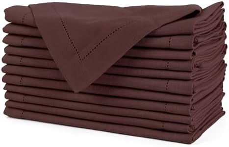 Cloth Napkin Hemstitched 20x20 Inch Generous Picot Hem, Mitred Corner, Everyday Use Premium Quali... | Amazon (US)