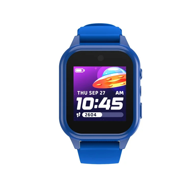 iTech Jr. 4 Kids Unisex Smartwatch with Camera, Audiobooks, and Games – Blue Case with Blue Str... | Walmart (US)