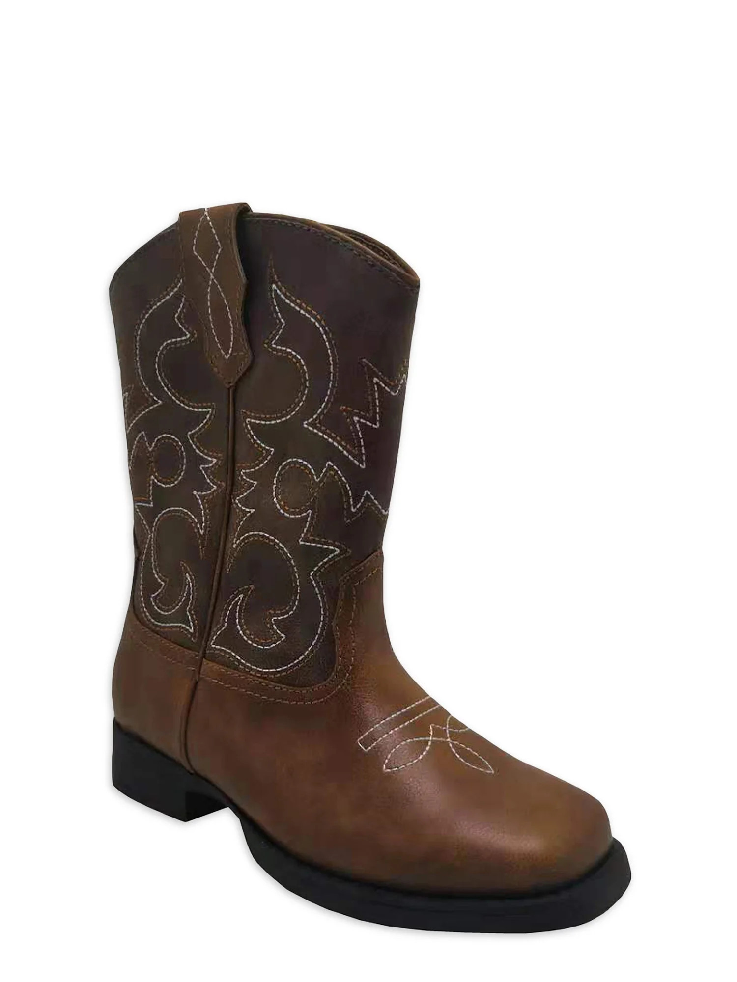 Wonder Nation Little & Big Boy's Western Boot, Sizes 13-6 - Walmart.com | Walmart (US)