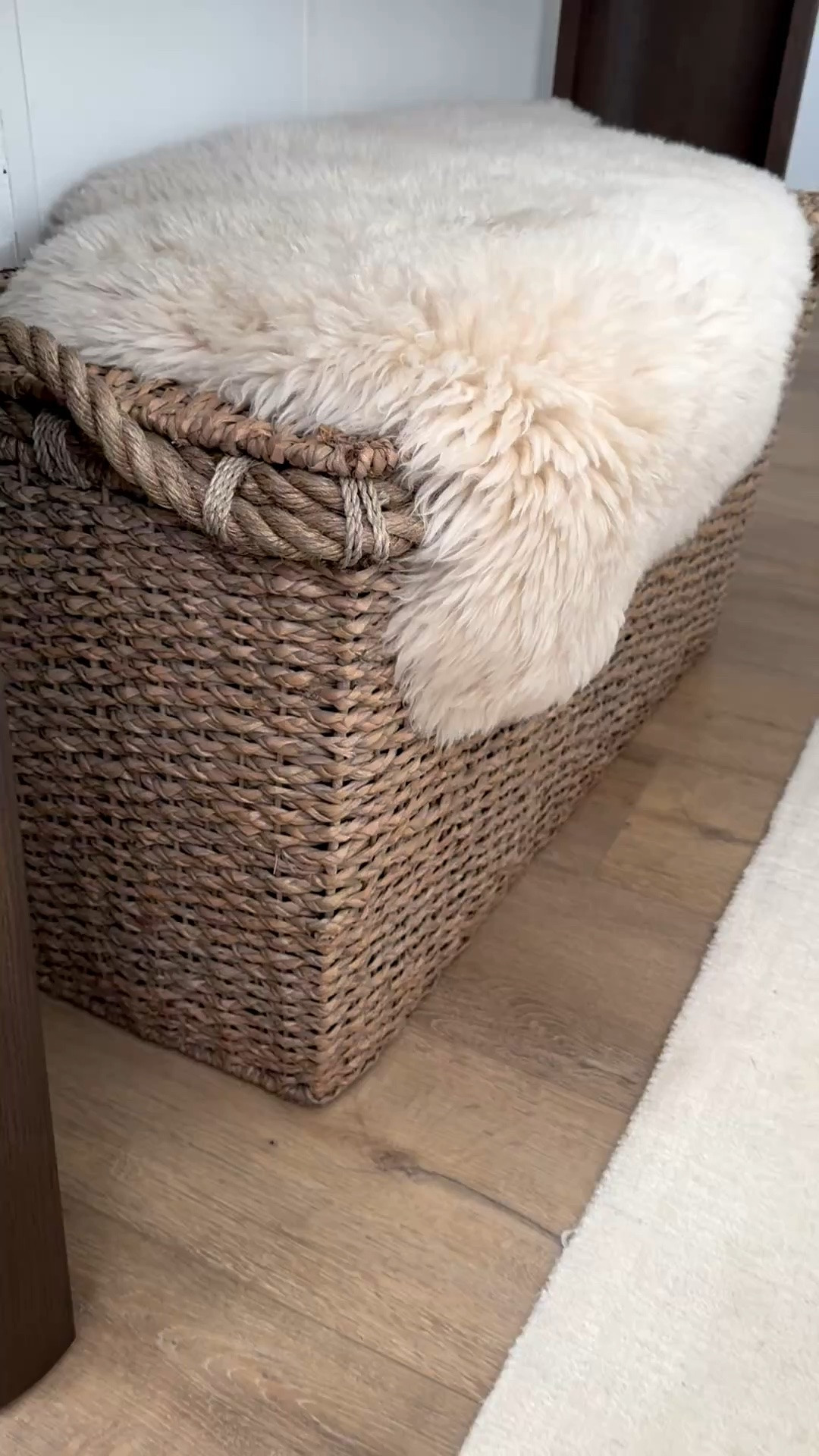 Simple way to bring in some coziness🍂 

Fall decor, fur rug, cozy decor

#LTKHome