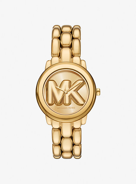 Mini Phoebe Gold-Tone Watch | Michael Kors US