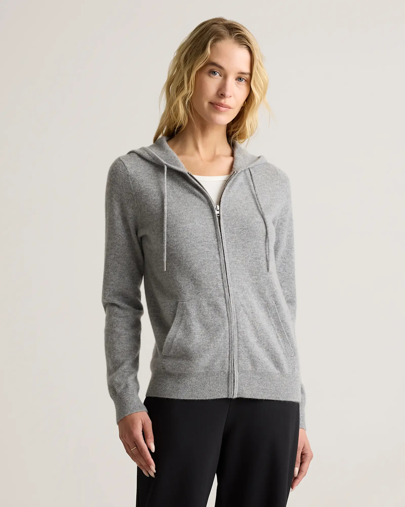 Mongolian Cashmere Full-Zip Hoodie | Quince