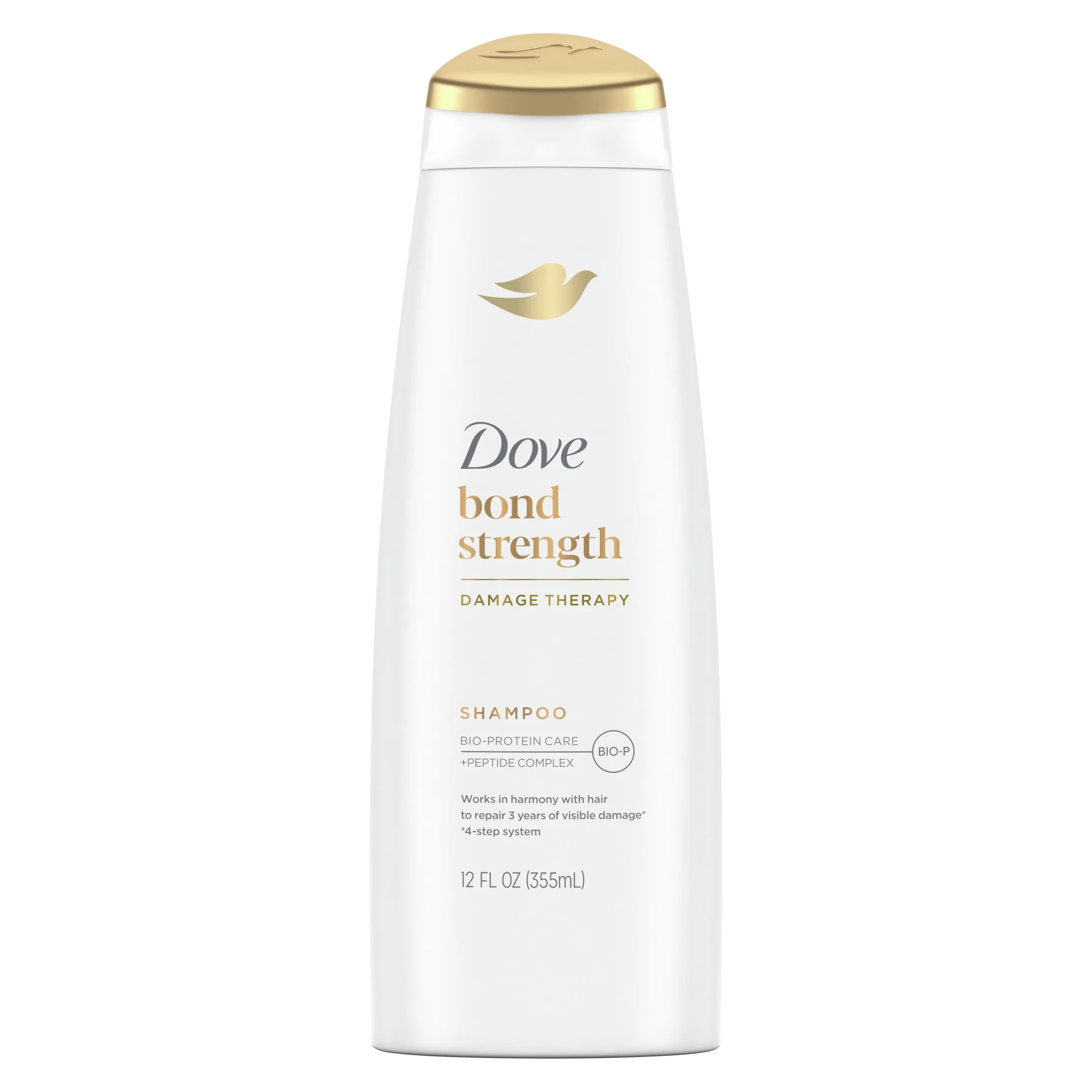 Dove Bond Strength Women's Shampoo for Damaged Hair with Bio Protein Care, 12 oz | Walmart (US)