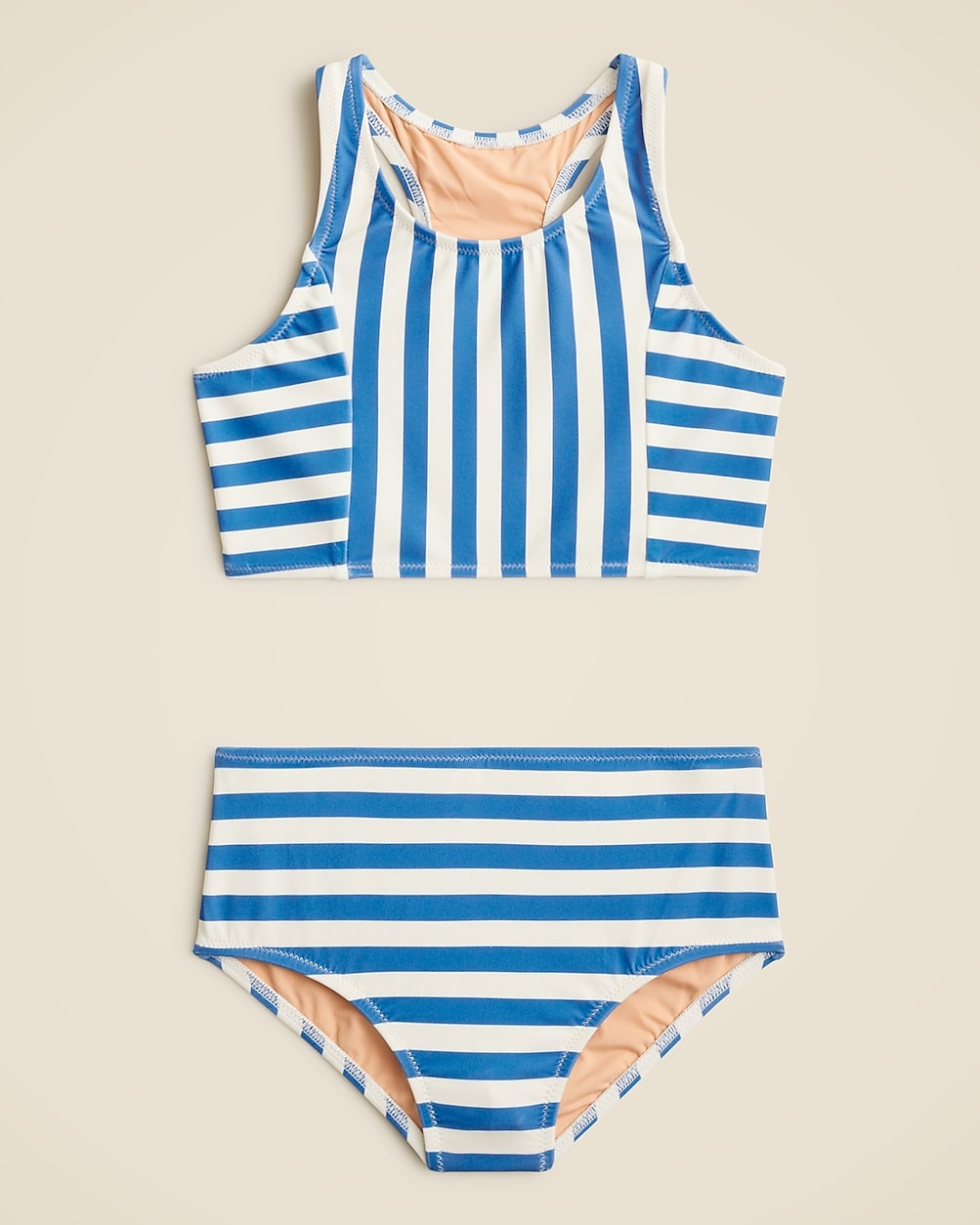 Girls' paneled two-piece swimsuit with UPF 50+ | J. Crew US