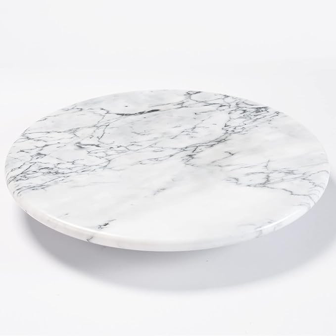 12'' Marble Lazy Susan for Countertop Kitchen Turntable Storage Turner countertop Organizer Conve... | Amazon (US)