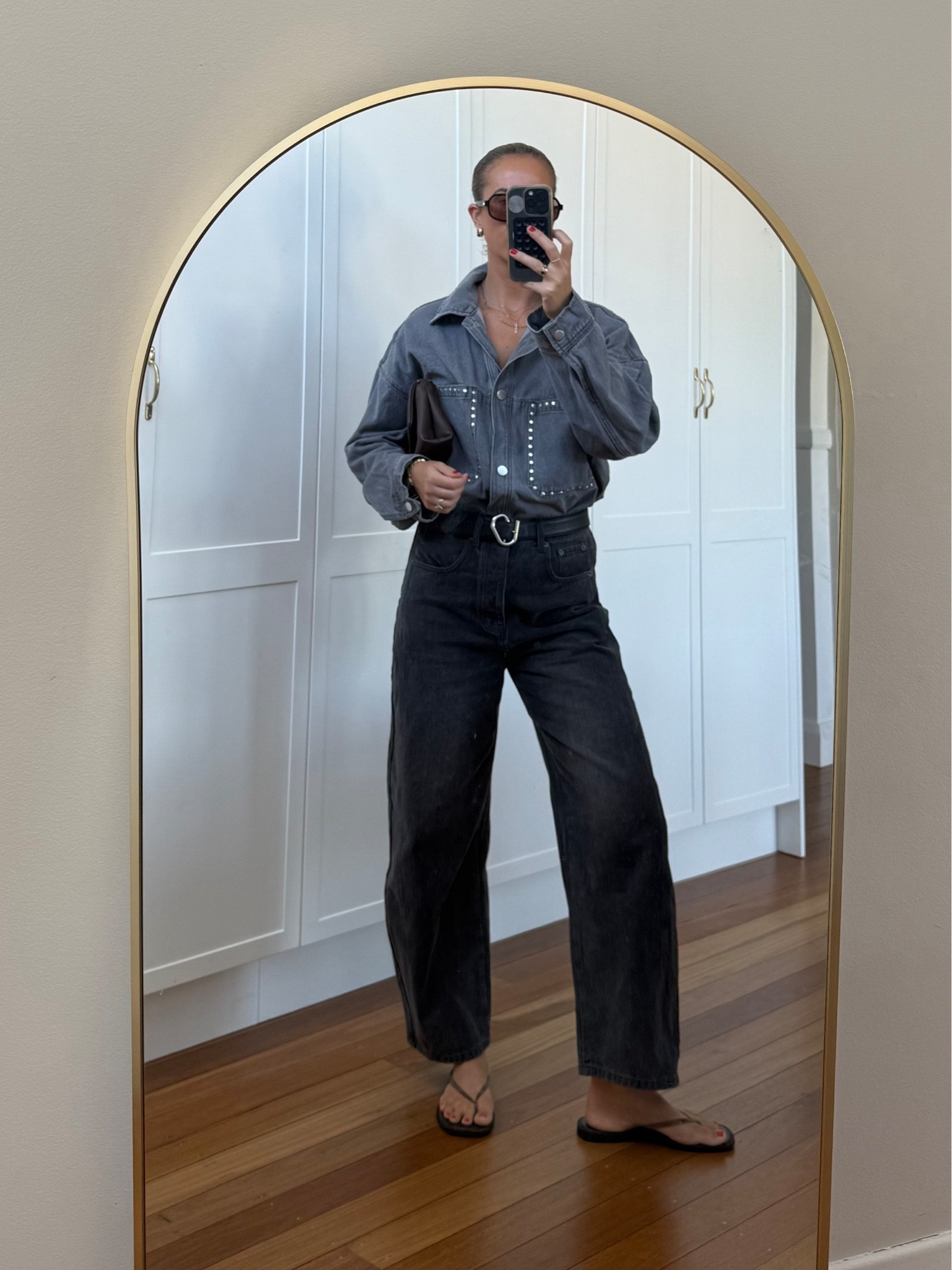 I’m wearing the size 10 in the jeans 