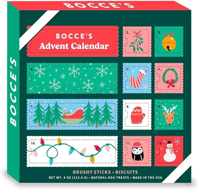 Bocce's Bakery Dog Treats Advent Calendar 2024, Includes Natural Treats, Dog Biscuits, and Dental... | Amazon (US)