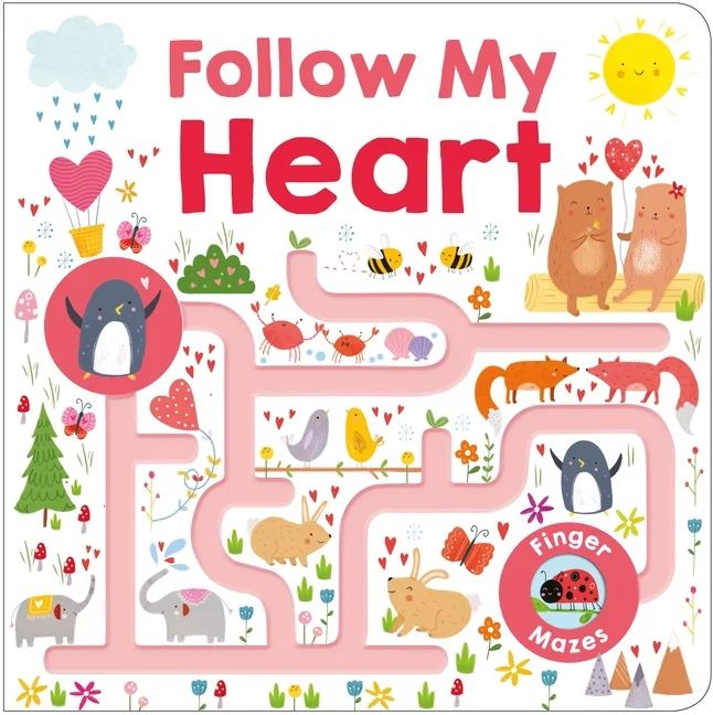Maze Book: Follow My Heart (Board Book) | Walmart (US)