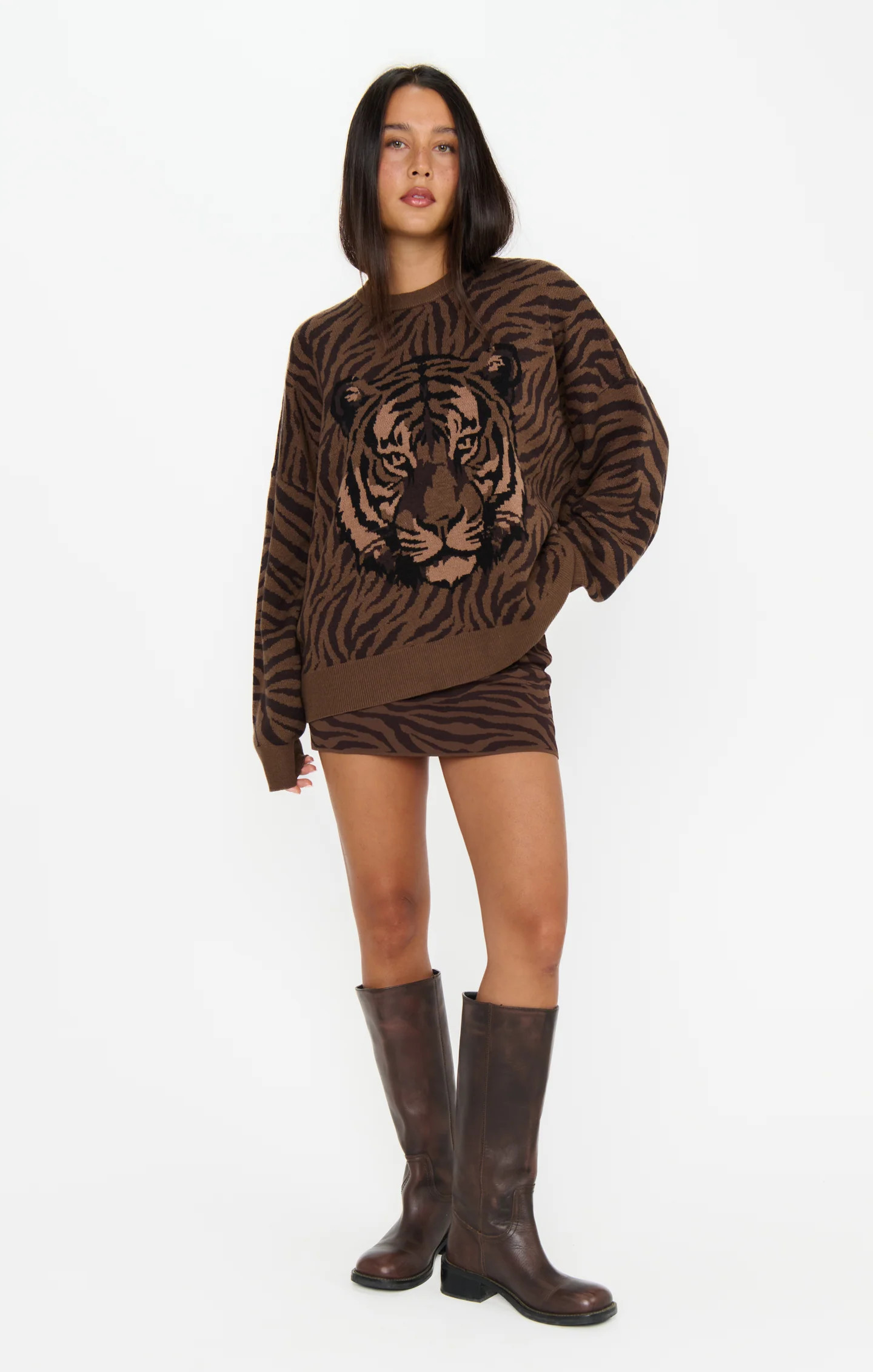 Seasons Sweater ~ Wild Tiger Graphic Knit | Show Me Your Mumu
