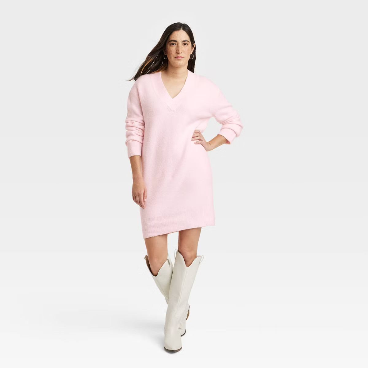 Women's Long Sleeve Tunic Mini Sweater Dress - Universal Thread™ | Target