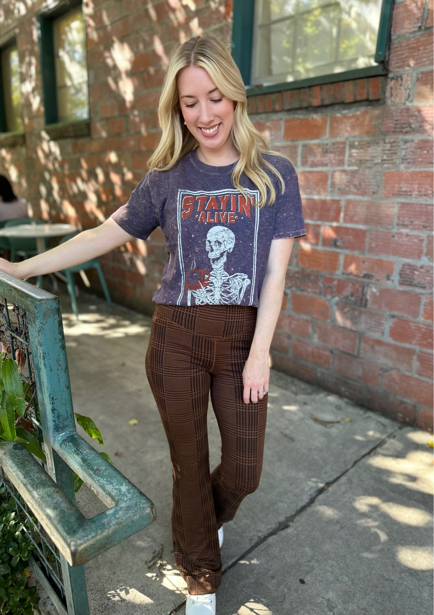 Just trying to stay alive doing a fall fashion photoshoot in still summer weather 🥵💀 