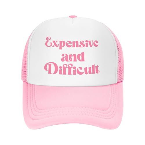 liabiliies The Expensive and Difficult Pink Trucker Hat - Uniquely Fun Gift for Her - Funny Wife Gift for Women - Adjustable Breathable Mesh Snapback | Amazon (US)