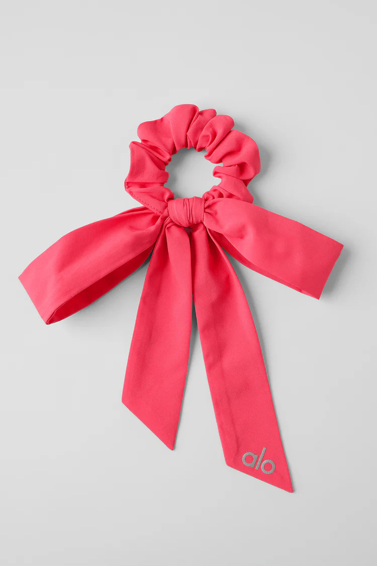 Love Knots Tie Scrunchie - Candy Red | Alo Yoga (US)